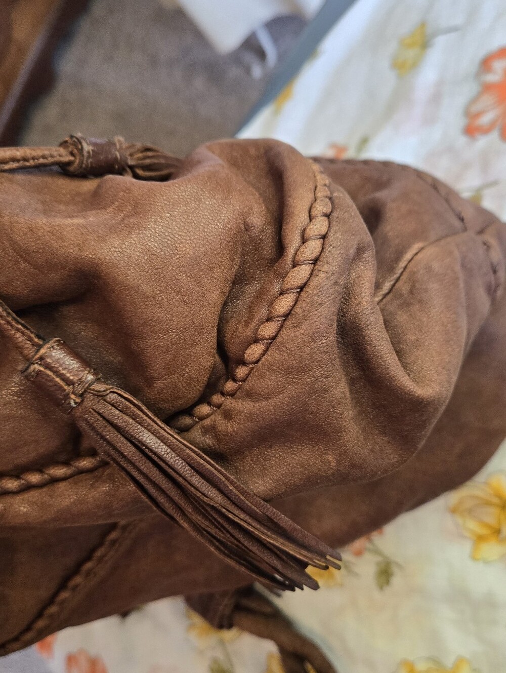 Hobo International Brown Leather Hobo Bag – Soft Slouch Shoulder Tote - Picture 11 of 16